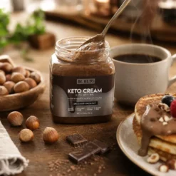Krem Keto z MCT – Orzech Laskowy 250g – BeKeto