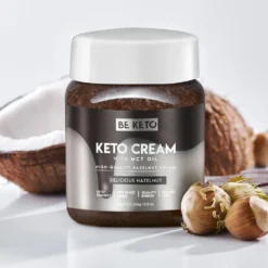 Krem Keto z MCT – Orzech Laskowy 250g – BeKeto