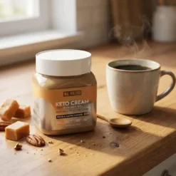 Krem Keto z MCT – Pekan & Słony Karmel 250g – BeKeto