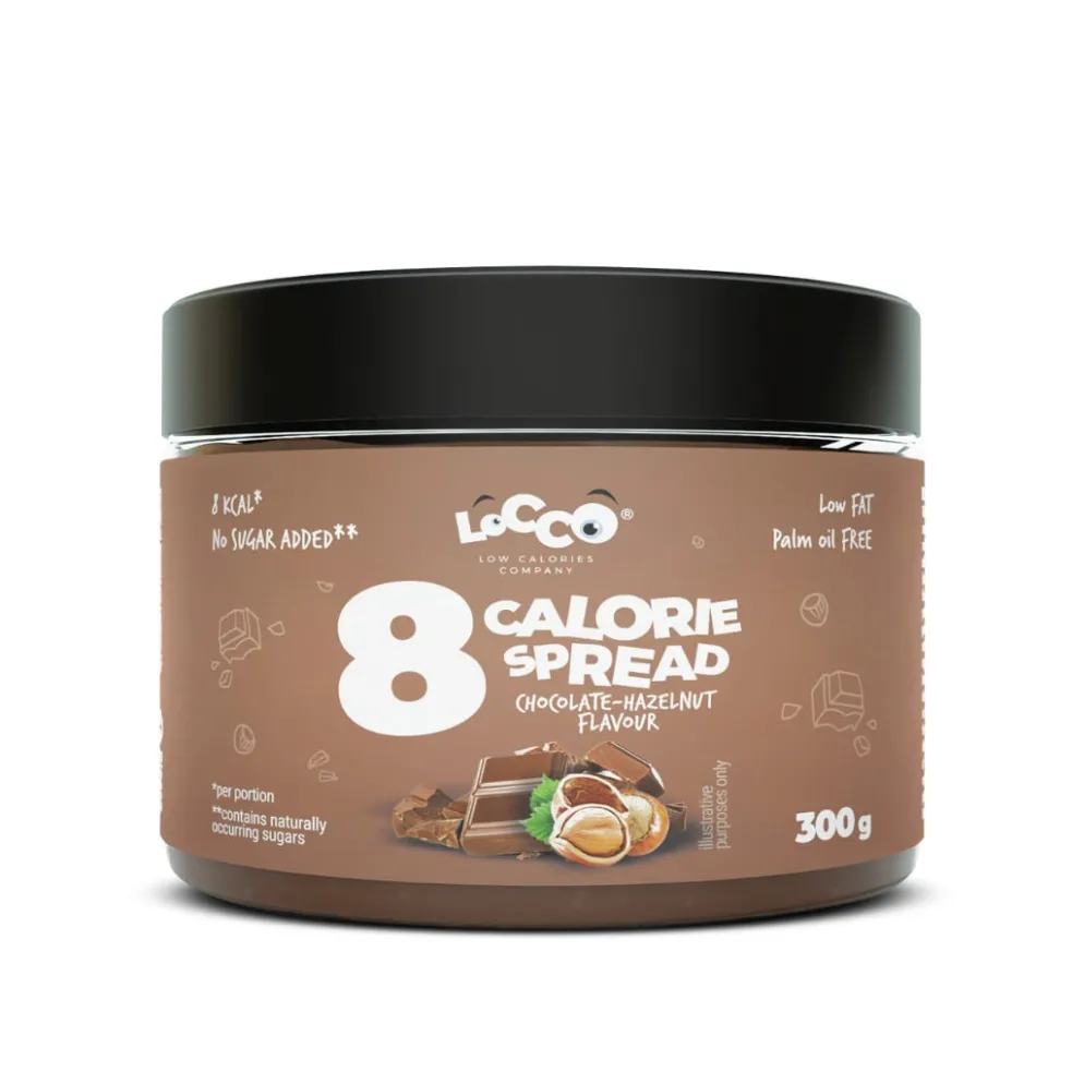 Krem Niskokaloryczny 8 Calories – Czekolada Orzech 300g – Locco