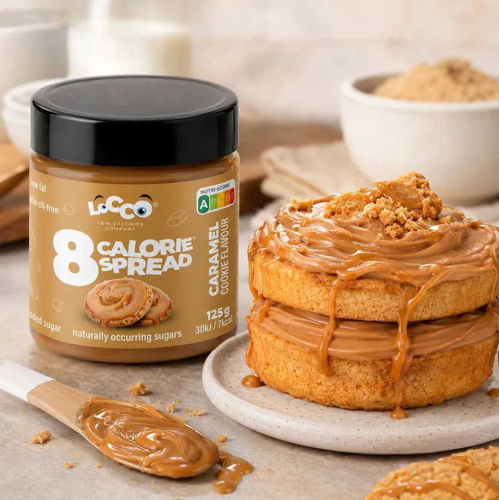 Krem Niskokaloryczny 8 Calories – Ciastko Karmelowe 125g – Locco