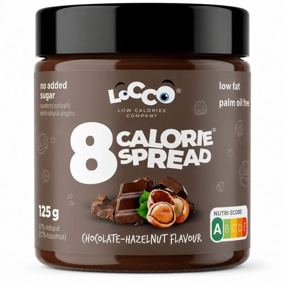 Krem Niskokaloryczny 8 Calories – Czekolada Orzech 125g – Locco