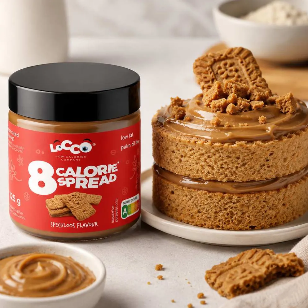 Krem Niskokaloryczny 8 Calories – Ciastko Korzenne Speculoos 125g – Locco