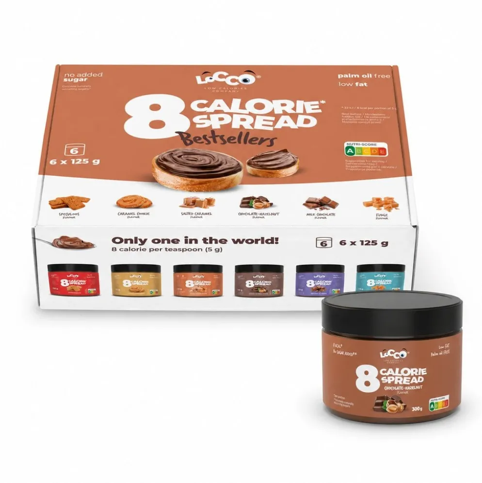 Krem Niskokaloryczny 8 Calories 6-Pack – 6x125g – Locco