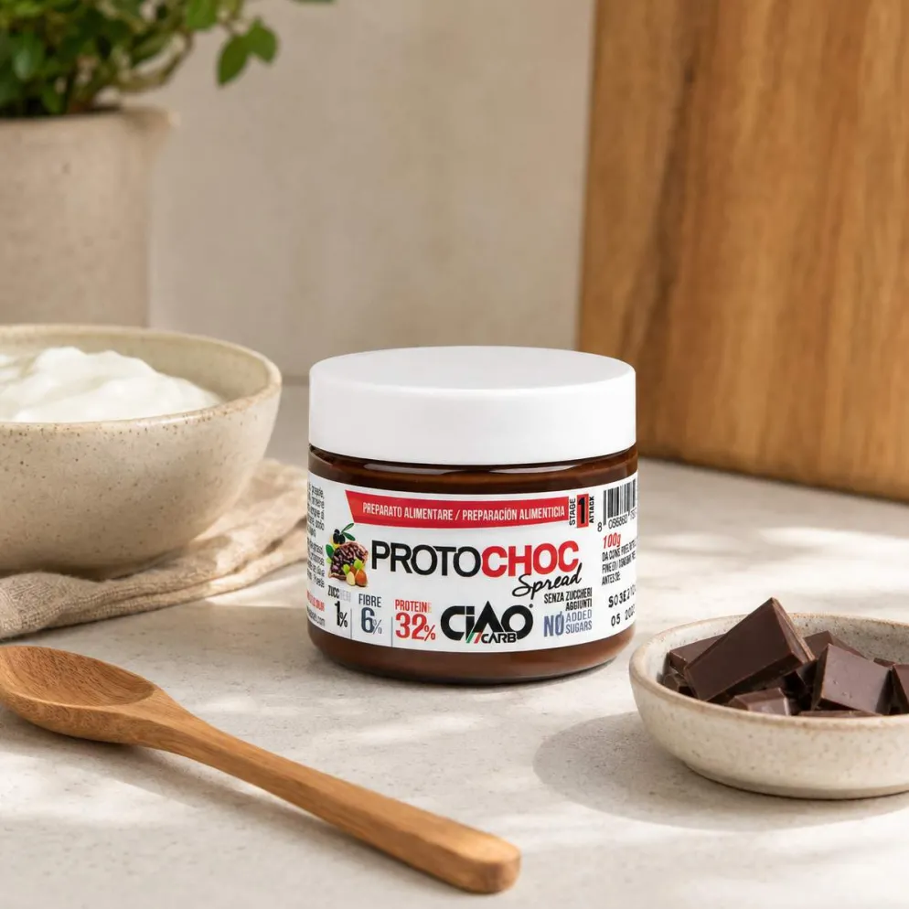 Krem Niskowęglowodanowy Orzechowo-Kakaowy 100g – CiaoCarb
