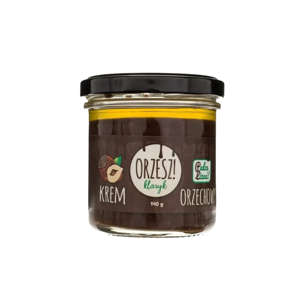 Krem Orzechowy Chrupiący ORZESZ! 140g – Palce Lizać