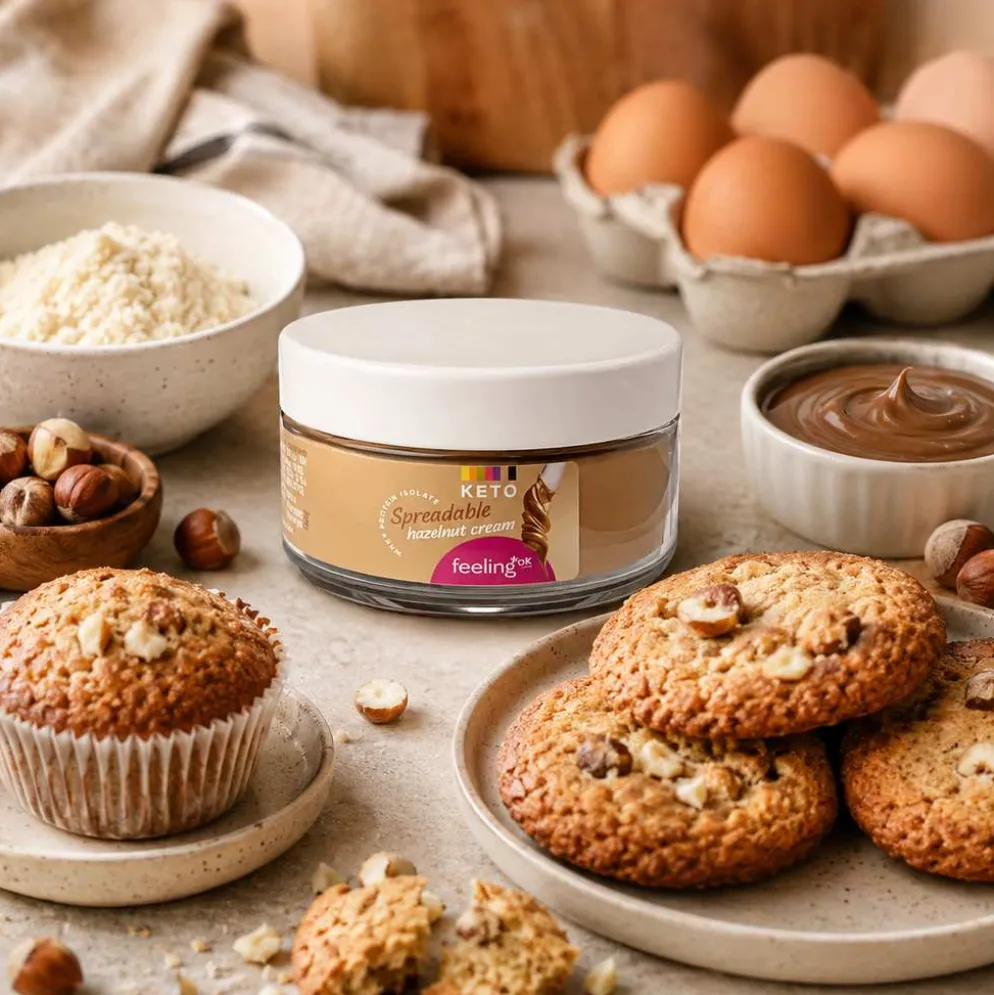 Krem Orzechowy Keto 100g – Feeling Ok