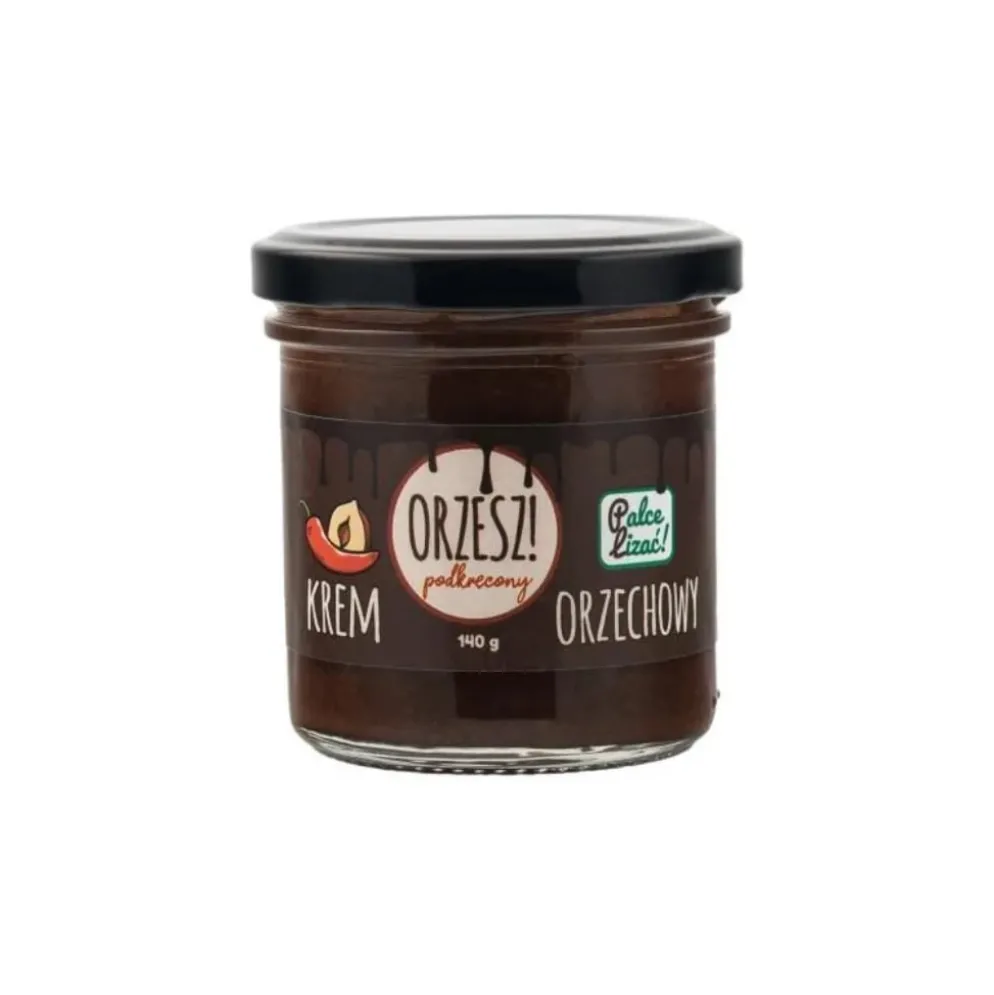 Krem Orzechowy ORZESZ! – Podkręcony 140g – Palce Lizać