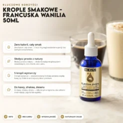 Krople Smakowe – Francuska Wanilia 50ml – Beketo