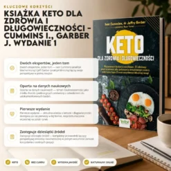 Książka Keto dla Zdrowia i Długowieczności – Cummins I., Garber J. wydanie 1