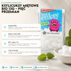 KsyliCuksy Miętowe BIO 13g – Pięć Przemian