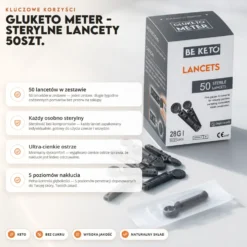 Lancety Sterylne GluKeto Meter 50 szt. – BeKeto