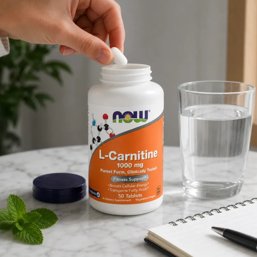 L-Carnitine 1000mg – 50 tabl – Now Food