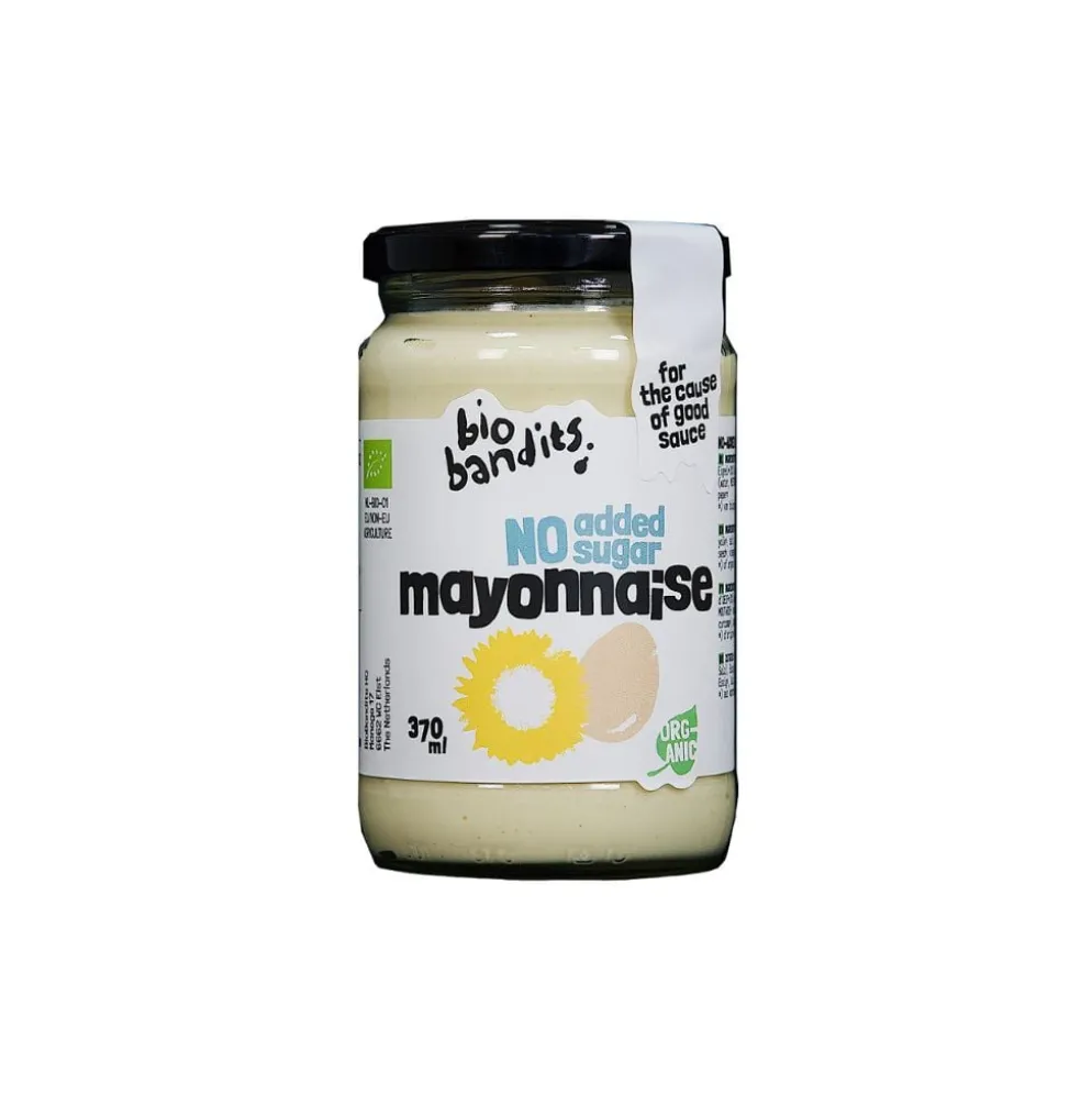Majonez jajeczny BIO Bez Cukru 370 ml – BIO BANDITS