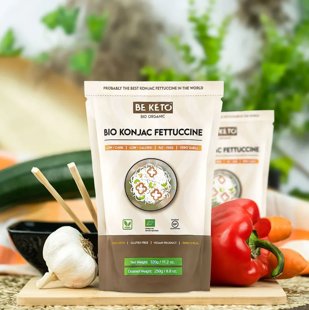 Makaron Konjac BIO Fettuccine 320g – BeKeto