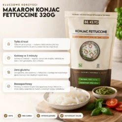 Makaron Konjac BIO Fettuccine 320g – BeKeto