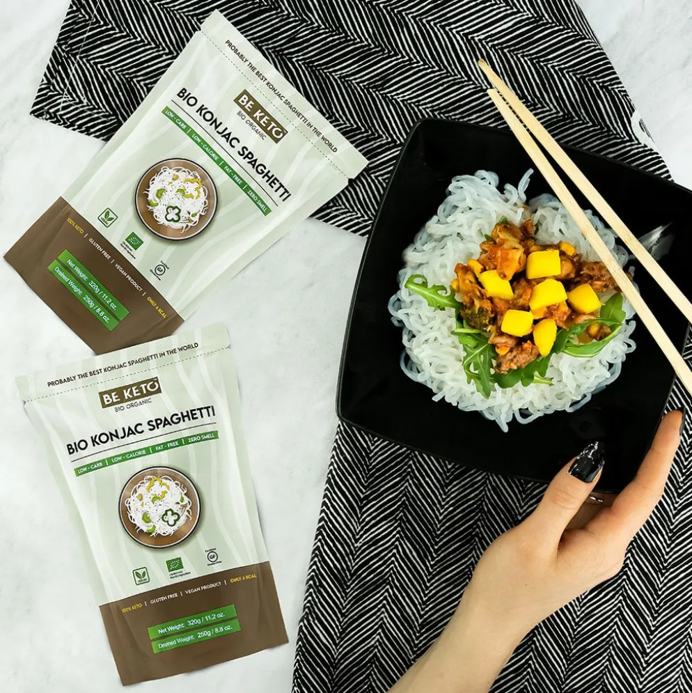 Makaron Konjac BIO Spaghetti 320g – BeKeto