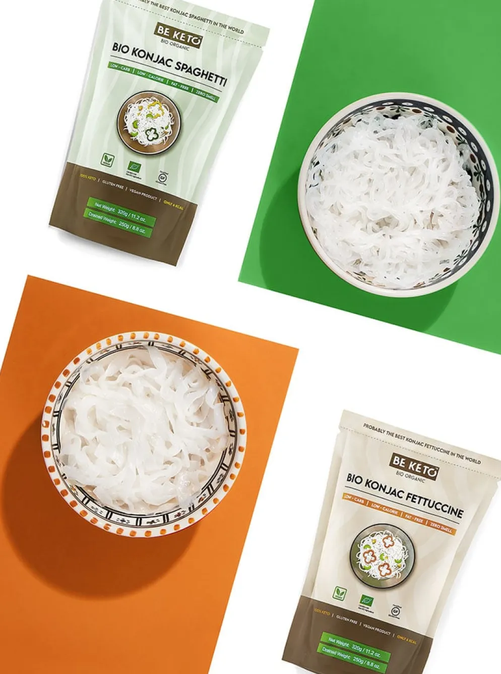 Makaron Konjac BIO Spaghetti 320g – BeKeto