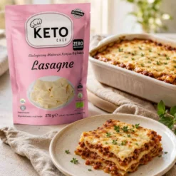 Makaron Konjac Lasagne Bezglutenowy BIO 270g (200g) – Keto Chef