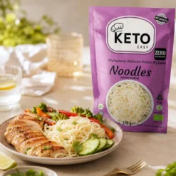 Makaron Konjac na Woka Bezglutenowy BIO 270g (200g) – Keto Chef