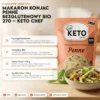 Makaron Konjac Penne Bezglutenowy BIO 270 – Keto Chef