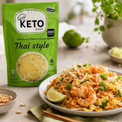 Makaron Konjac Thai Style Bezglutenowy BIO 270g (200g) – Keto Chef