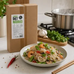 Makaron Niskowęglowodanowy Konjac/Shirataki Noodle 1kg – Diet-Food