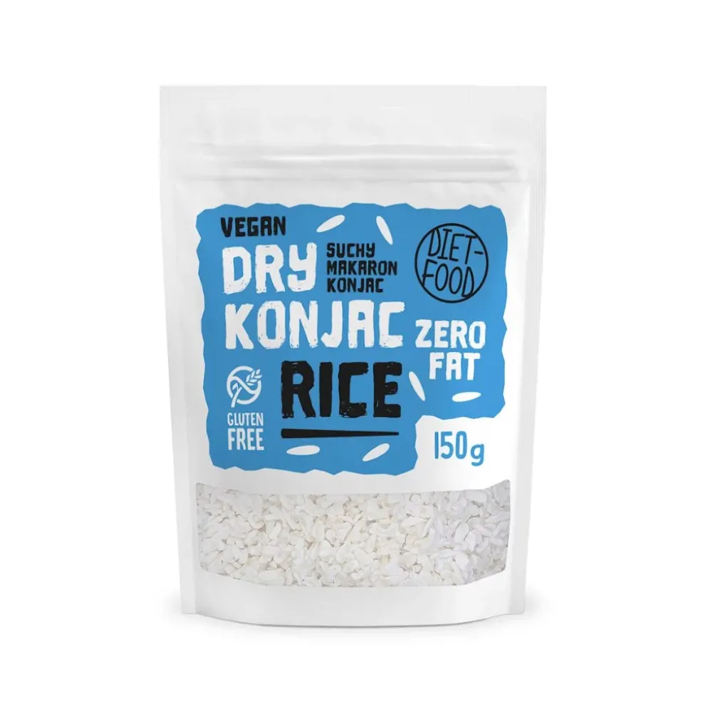 Makaron Shirataki Konjac Ryż Suchy 150g – Diet Food