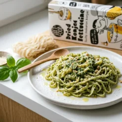 Makaron Suchy Shirataki Konjac Fettuccine 80 g – Diet Food