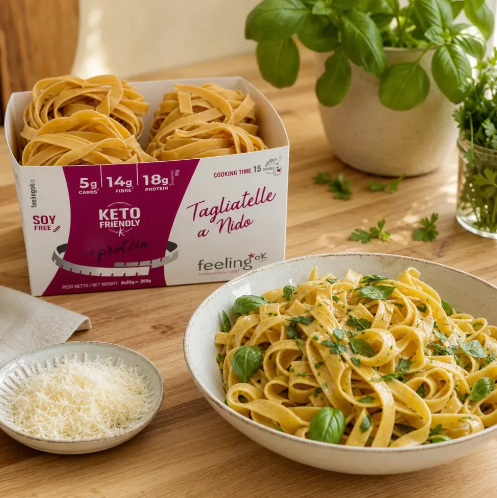 Makaron Tagliatelle Proteinowy 200g – Feeling Ok