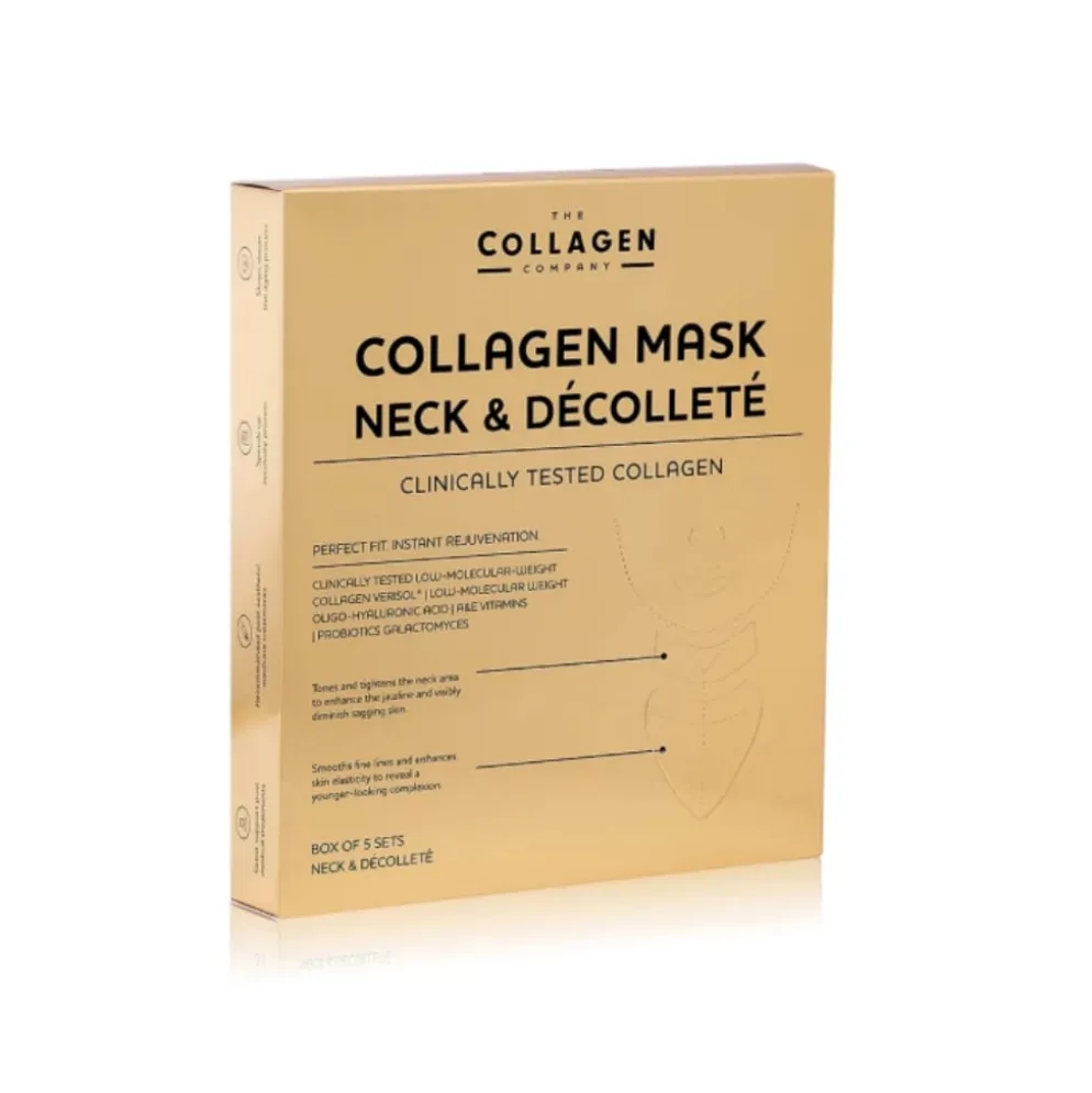 Maska na Dekolt i Szyję 5 szt – The Collagen Company