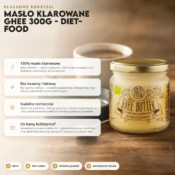 Masło klarowane GHEE 300g – Diet-Food