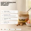 Masło Migdałowe 100% 340g – GymBeam