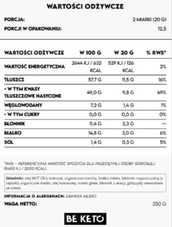 Matcha Latte – Tradycyjna Japońska 250g – BeKeto
