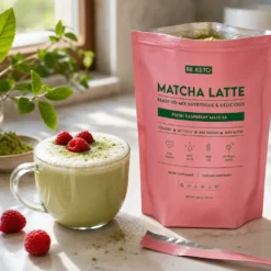 Matcha Latte – Świeża Malina 250g – BeKeto