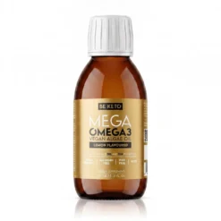 MEGA Omega 3 Wegańska – Olej z Alg Cytrynowy 150ml – BeKeto