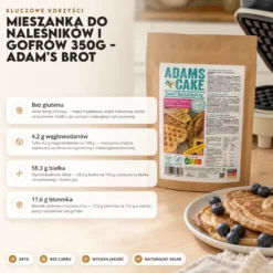 Mieszanka do naleśników i gofrów 350g – Adam’s Brot