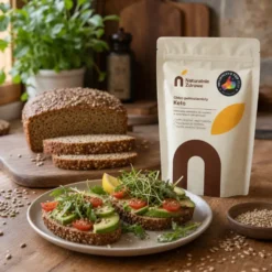 Mieszanka do Wypieku Chleba Keto Pełnoziarnistego 350g – Naturalnie Zdrowe