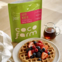 Mieszanka do wypieku gofrów o niskim IG 220g – Coco Farm