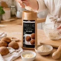 Mieszanka do wypieku keto bułek 310g – Pięć Przemian
