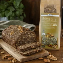 Mieszanka do Wypieku Keto Chleba z Orzechami Włoskimi 500g – Pięć Przemian