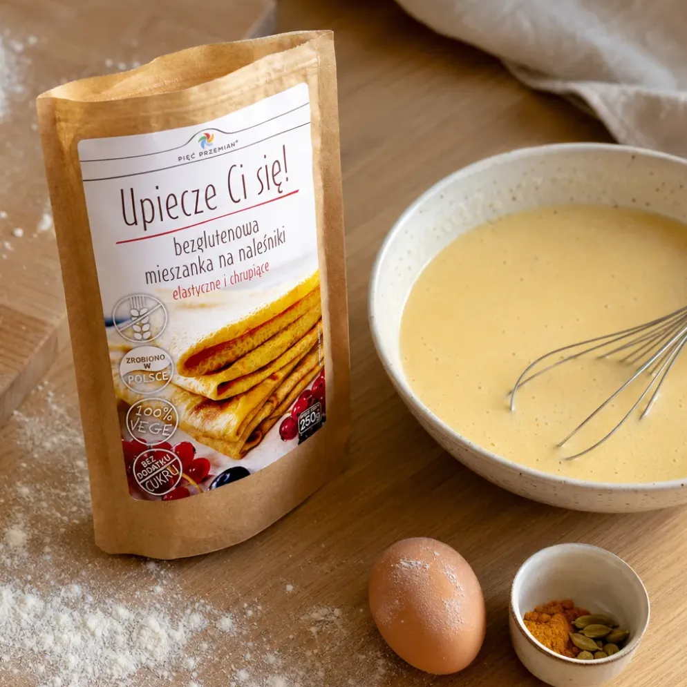 Mieszanka na Bezglutenowe Naleśniki 250g – Pięć Przemian