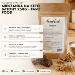 Mieszanka na Keto Batony 250g – Fame Food