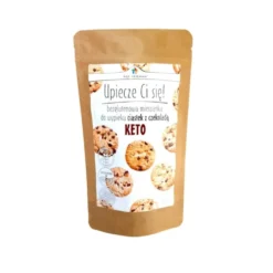 Mieszanka na keto ciastka bezglutenowe z czekoladą 365g – Pięć Przemian