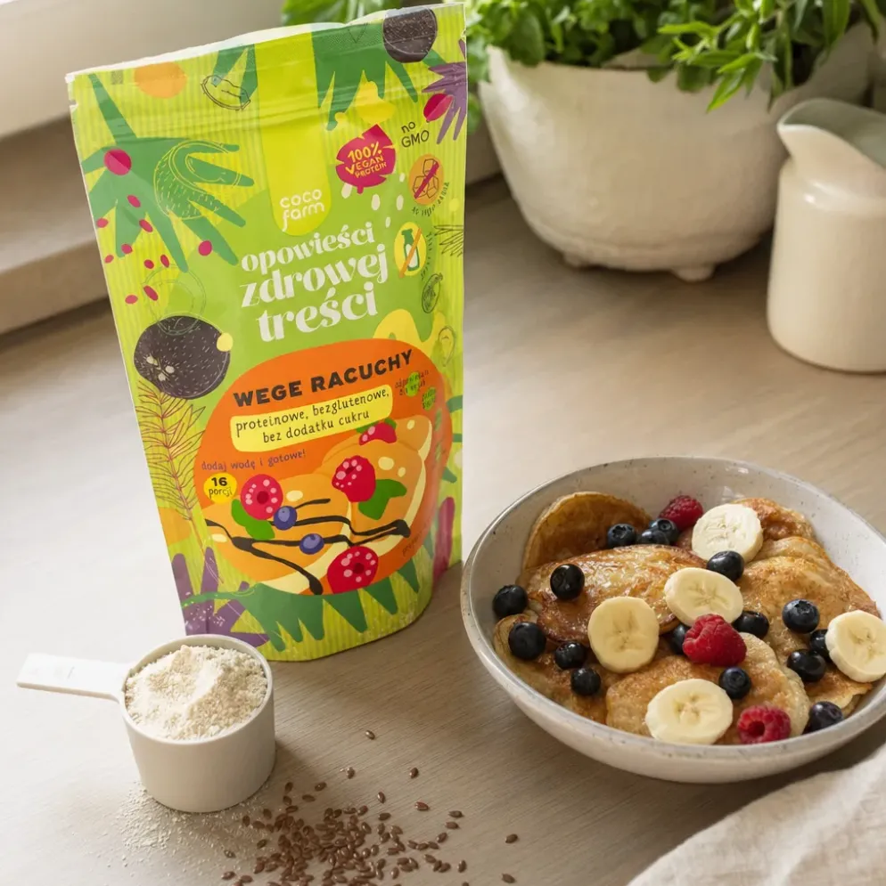 Mieszanka Vege Racuchy Bezglutenowe 345g – Coco Farm