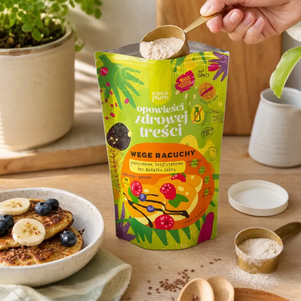 Mieszanka Vege Racuchy Bezglutenowe 345g – Coco Farm