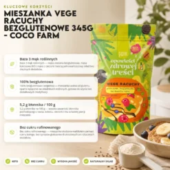Mieszanka Vege Racuchy Bezglutenowe 345g – Coco Farm