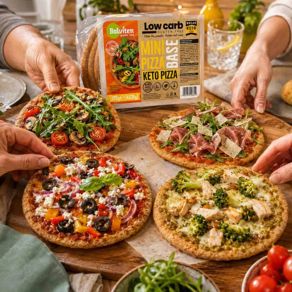 Mini Spody Do Pizzy Keto Bezglutenowe 4x30g – Balviten