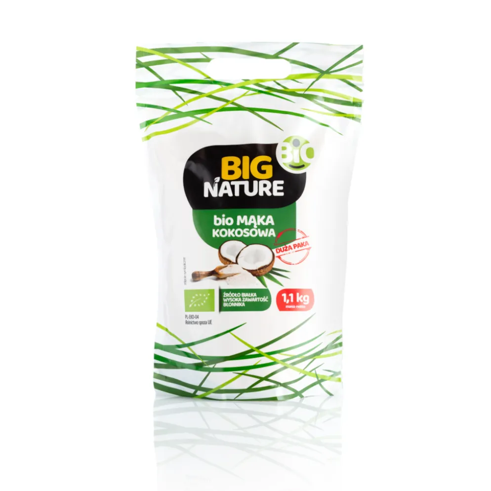 Mąka kokosowa BIO 1100g – Big Nature