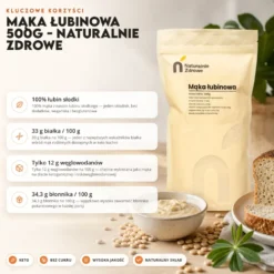 Mąka Łubinowa 500g – Naturalnie Zdrowe